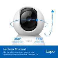 TP-LINK Tapo C200C Akıllı Wi-Fi Güvenlik Kamerası  1080P Full HD 360° Hareket  Wi-Fi Kamera Bebak kamerası - 4